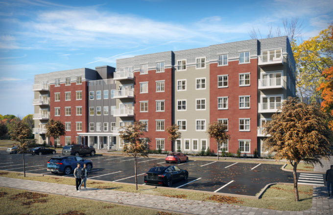 Building Two of Stevens Square | 55+ Active Adult Condominiums