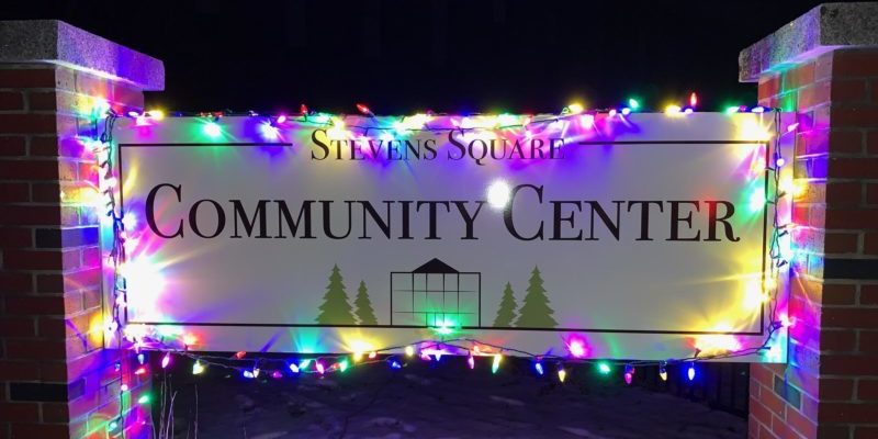 Stevens Square Community Center Sign | Portland Maine | Stevens Square 55 Plus Community